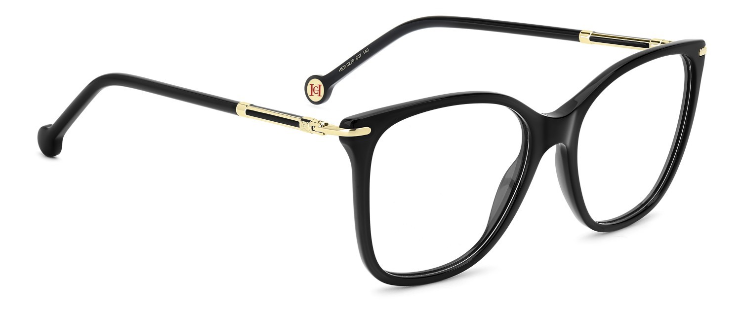 Occhiali da vista Carolina Herrera Her 0270 109053 807 colore black forma rettangolare 