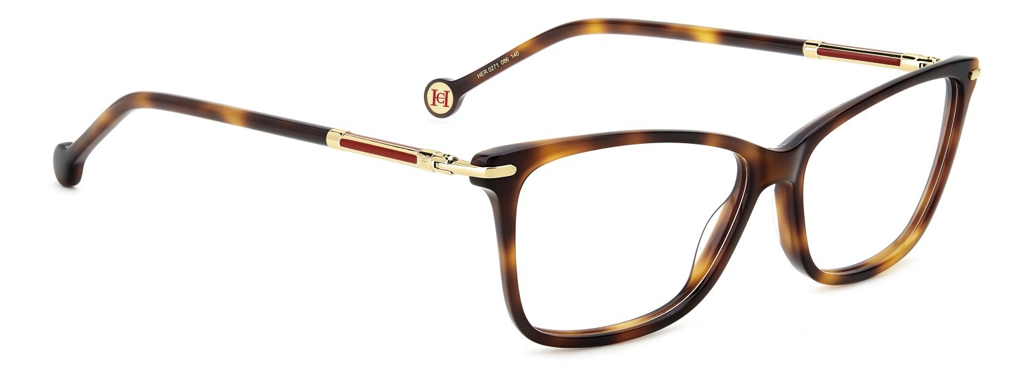 Occhiali da vista Carolina Herrera Her 0271 109054 086 colore havana forma rettangolare 