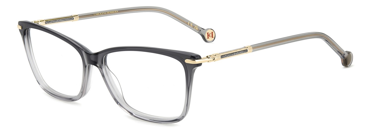 Eyeglasses Carolina Herrera Her 0271 109054 2M0 color shaded grey shape rectangle 