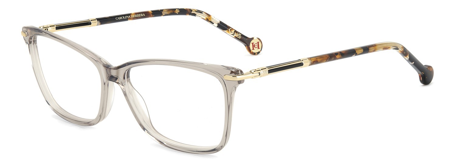 Occhiali da vista Carolina Herrera Her 0271 109054 YQL colore grey beige forma rettangolare 