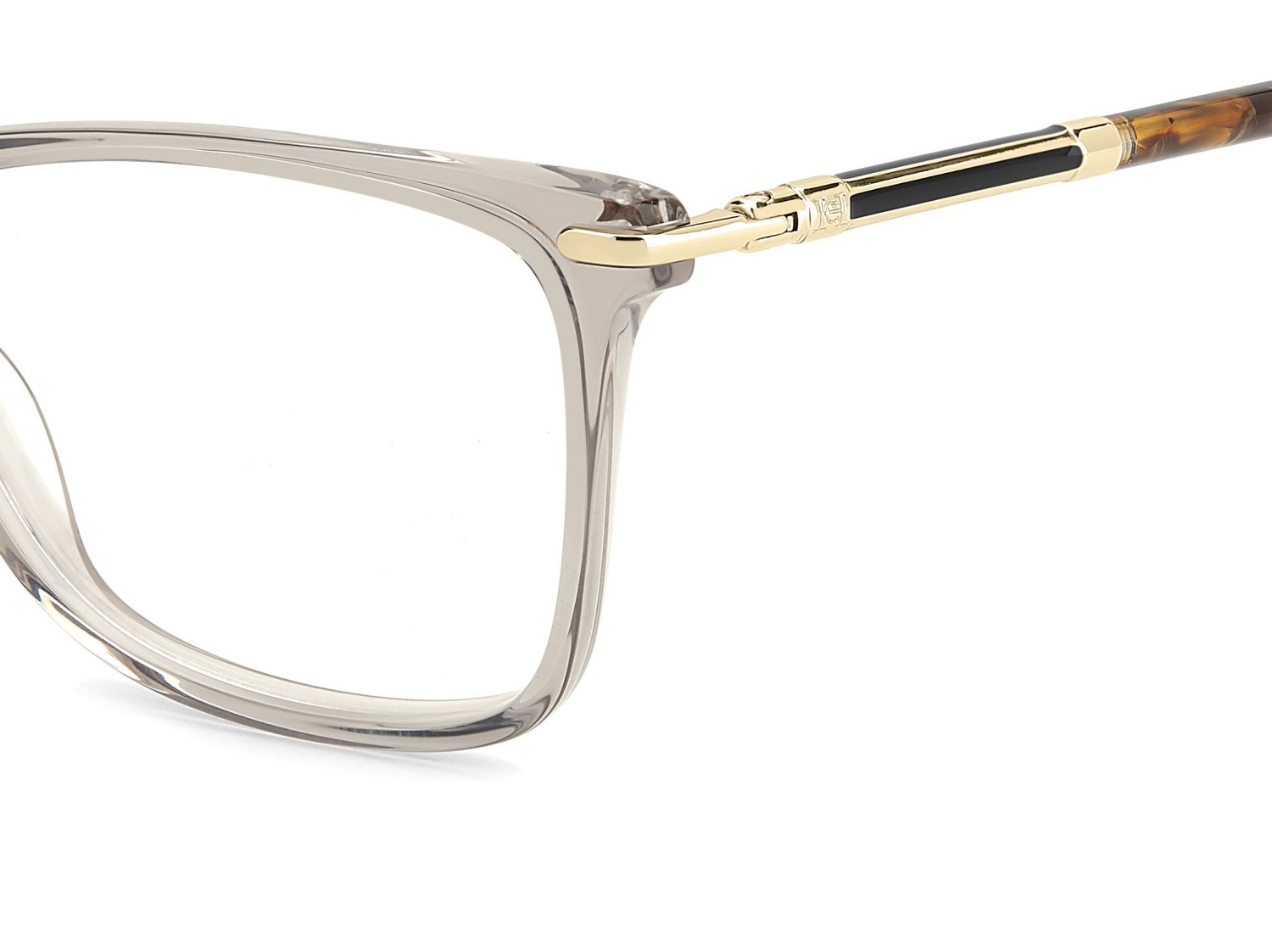 Occhiali da vista Carolina Herrera Her 0271 109054 YQL colore grey beige forma rettangolare 