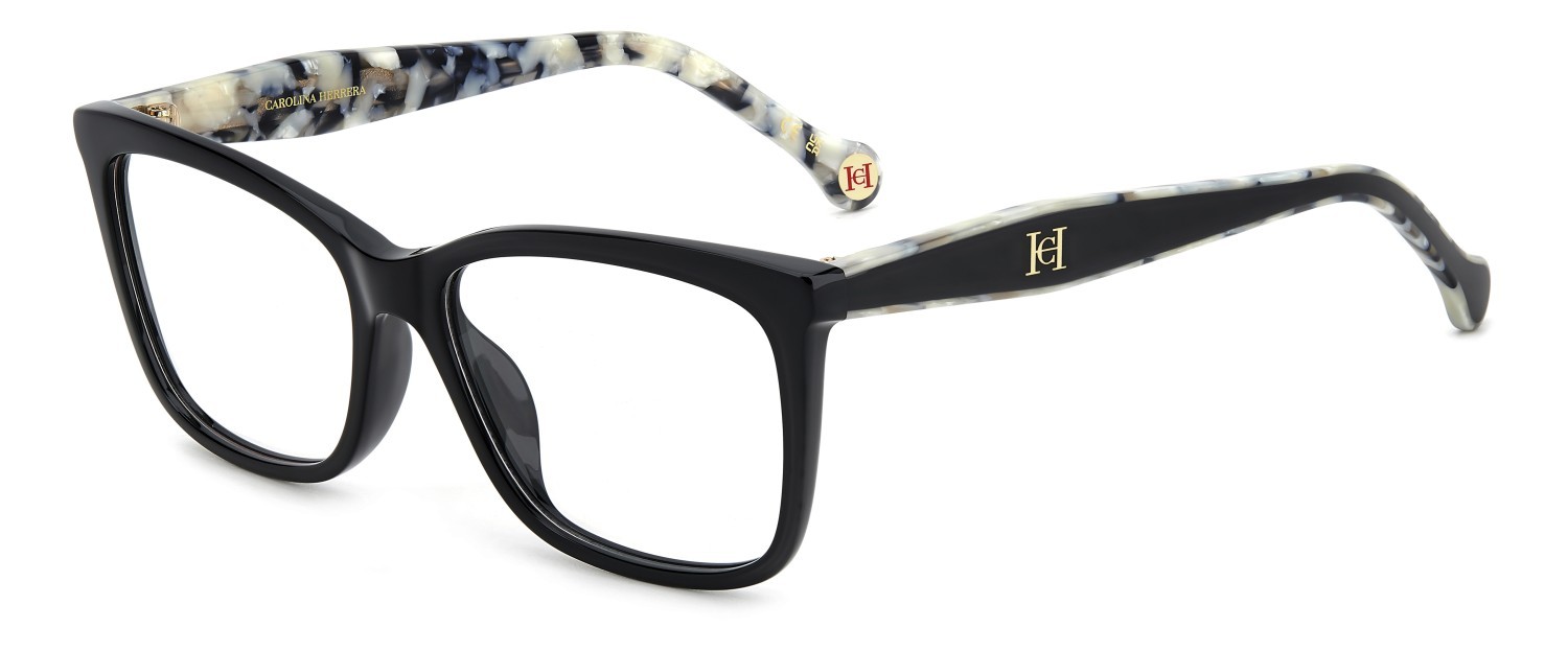 Eyeglasses Carolina Herrera Her 0260/G 109055 807 color black shape rectangle 