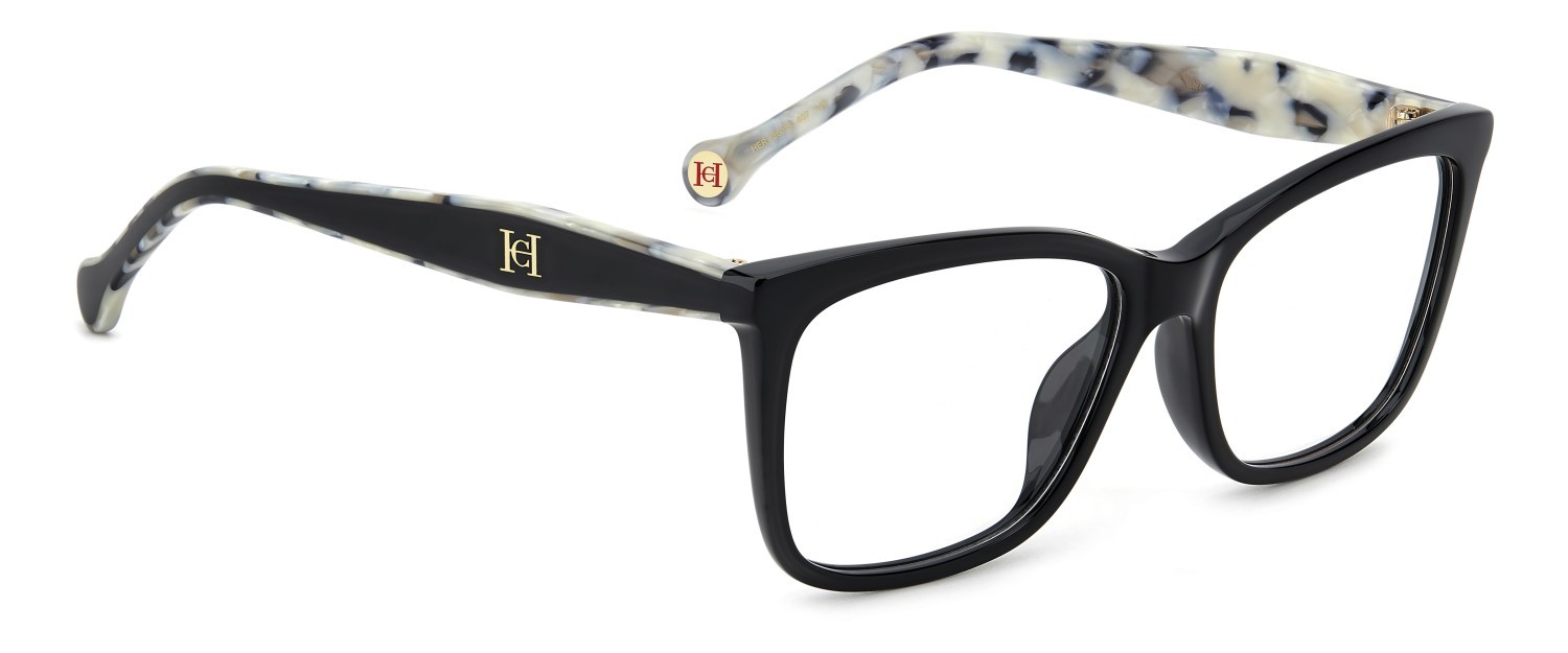 Eyeglasses Carolina Herrera Her 0260/G 109055 807 color black shape rectangle 