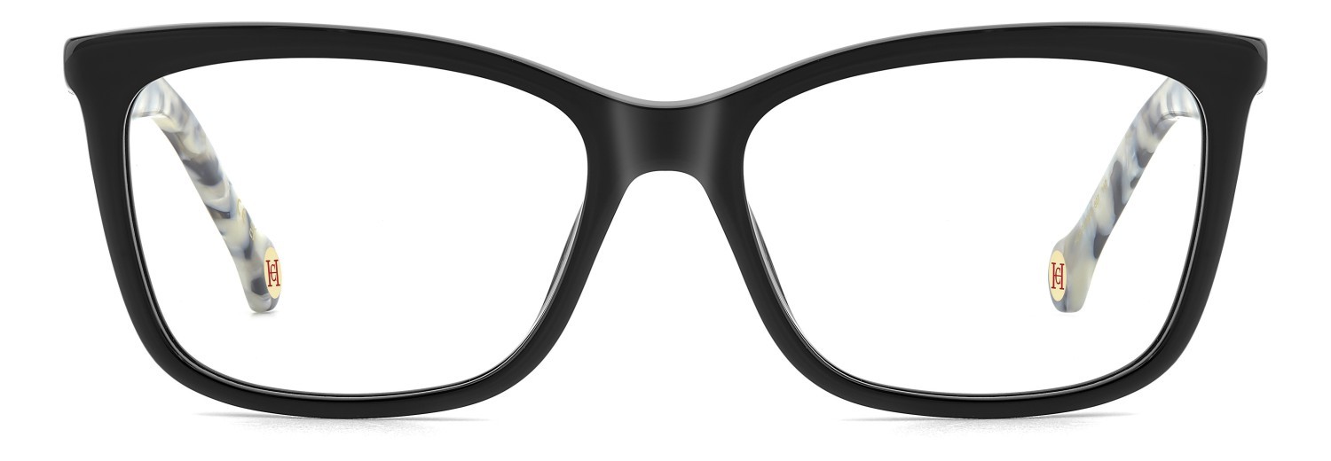 Eyeglasses Carolina Herrera Her 0260/G 109055 807 color black shape rectangle 