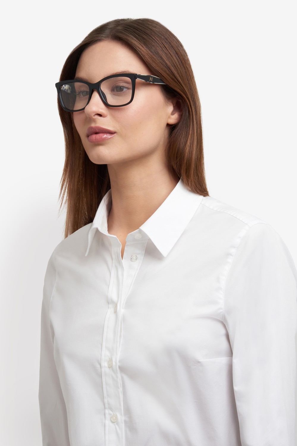 Eyeglasses Carolina Herrera Her 0260/G 109055 807 color black shape rectangle 