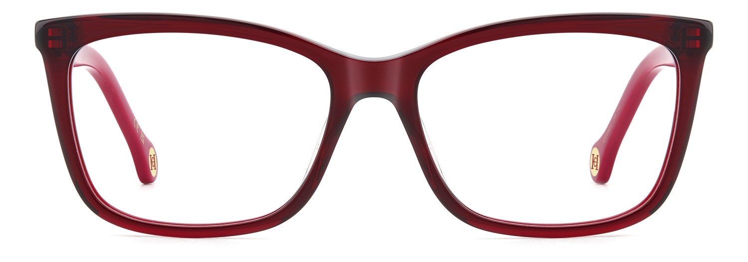 Eyeglasses Carolina Herrera Her 0260/G 109055 LHF color burgundy shape rectangle 
