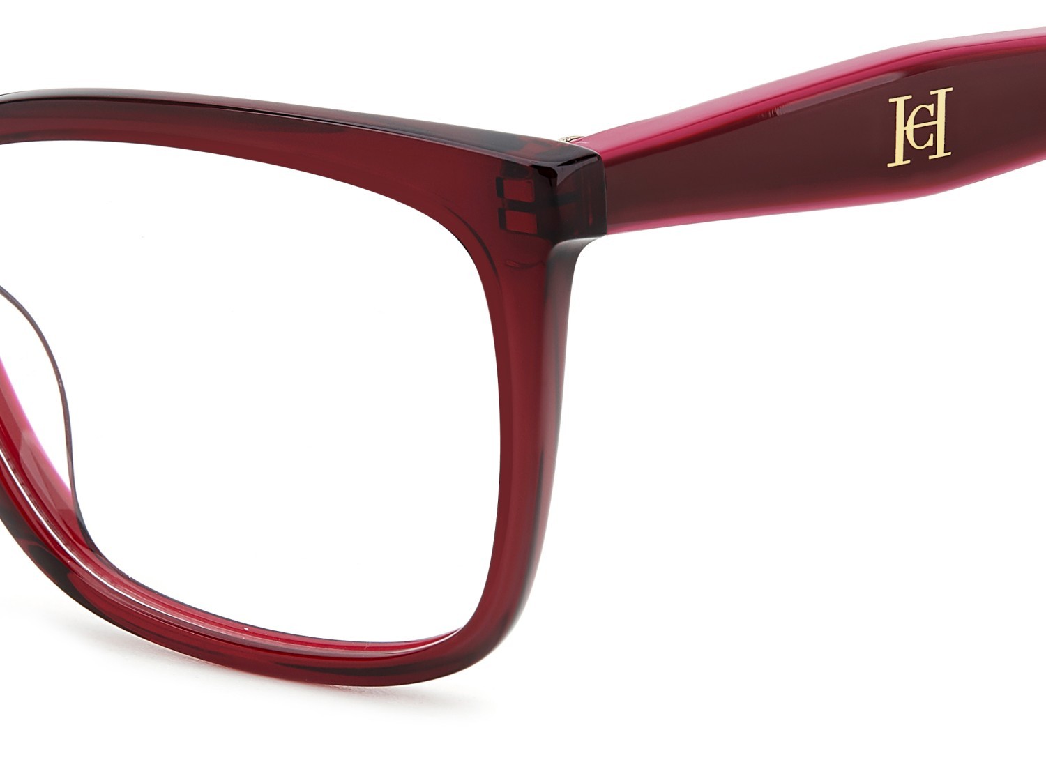 Eyeglasses Carolina Herrera Her 0260/G 109055 LHF color burgundy shape rectangle 