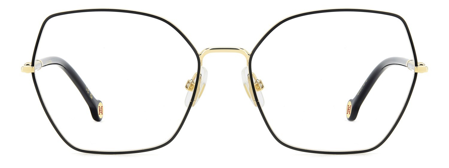 Occhiali da vista Carolina Herrera Her 0272 109056 I46 colore matte black gold forma farfalla 