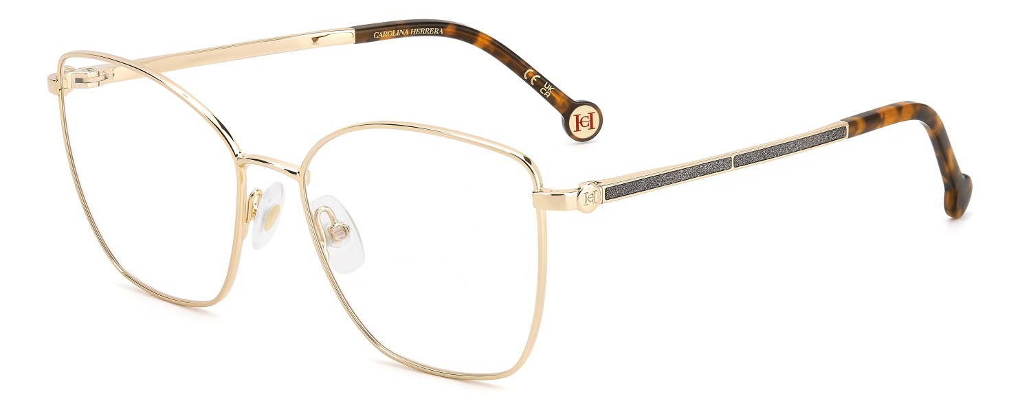 Occhiali da vista Carolina Herrera Her 0264 109057 000 colore rose gold forma farfalla 
