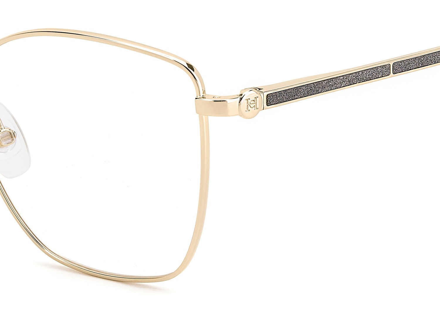Occhiali da vista Carolina Herrera Her 0264 109057 000 colore rose gold forma farfalla 