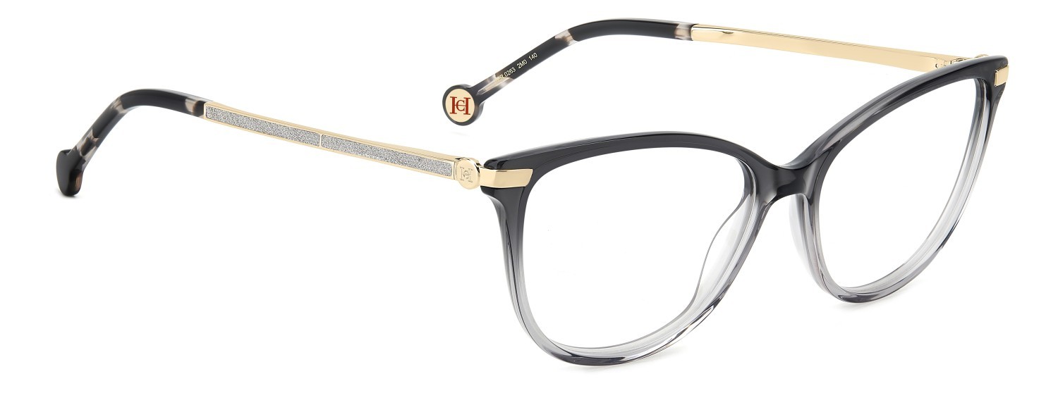 Eyeglasses Carolina Herrera Her 0263 109058 2M0 color shaded grey shape rectangle 