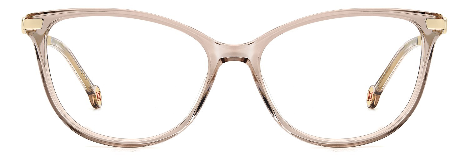 Eyeglasses Carolina Herrera Her 0263 109058 35J color pink shape rectangle 