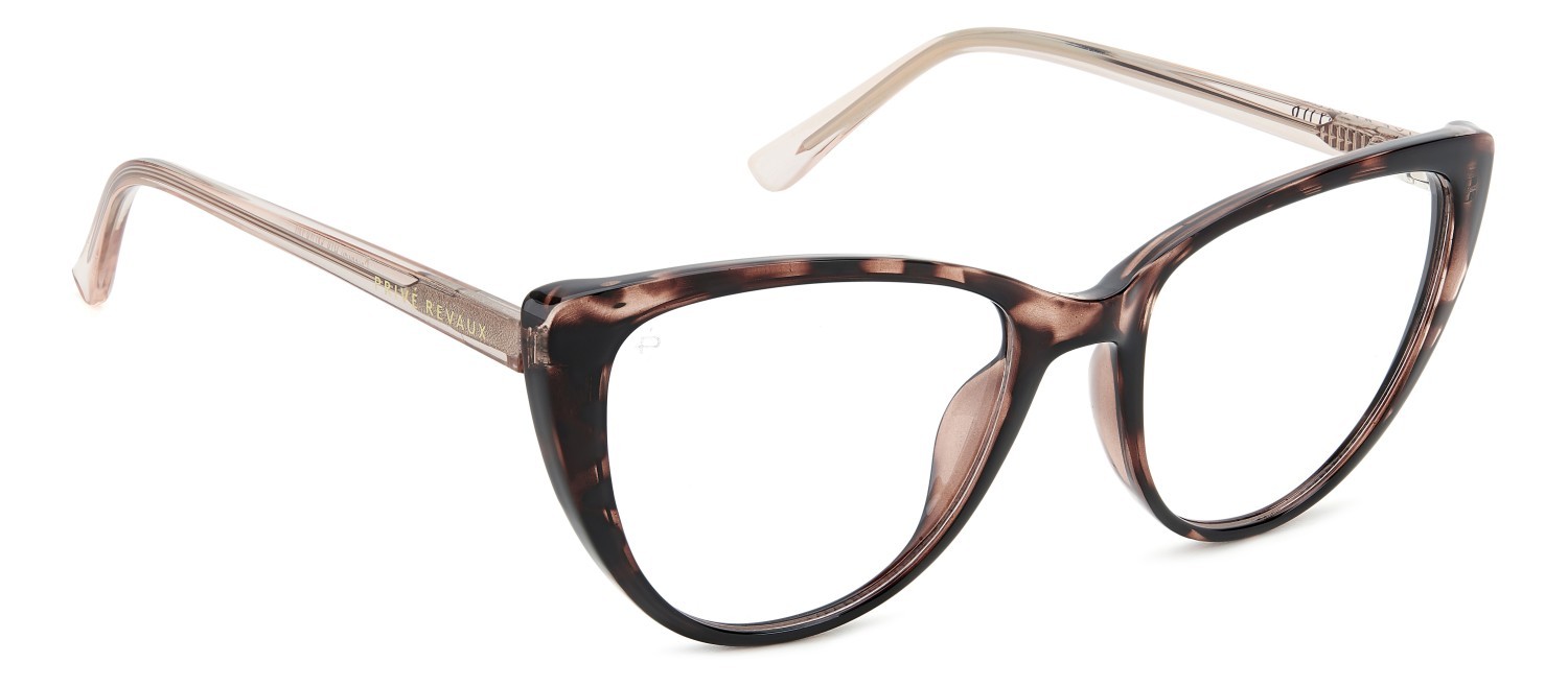 Eyeglasses Privé Revaux Causeway 109107 HT8 color pink havana shape cat eye 