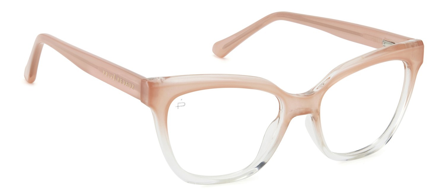 Eyeglasses Privé Revaux Pensacola 109111 8XO color pink crystal shape cat eye 
