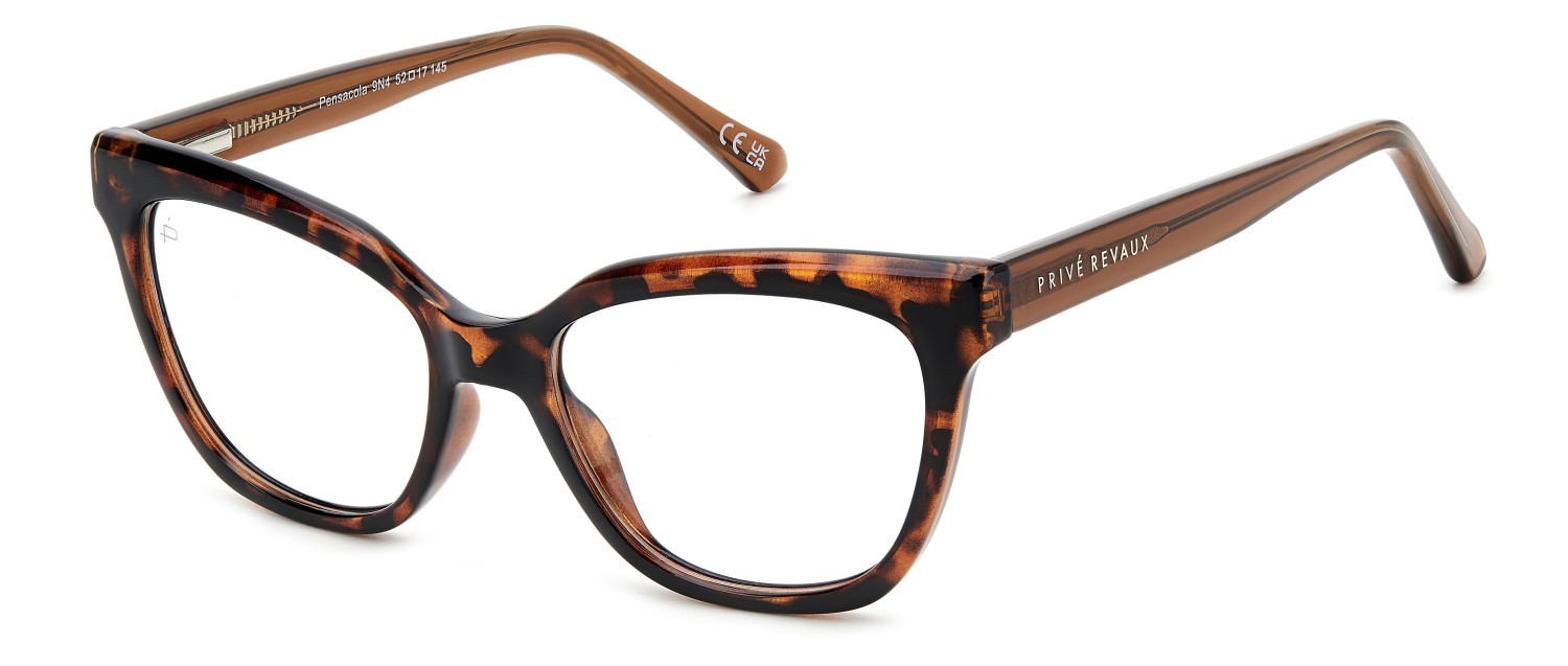 Occhiali da vista Privé Revaux Pensacola 109111 9N4 colore havana brown forma cat eye 