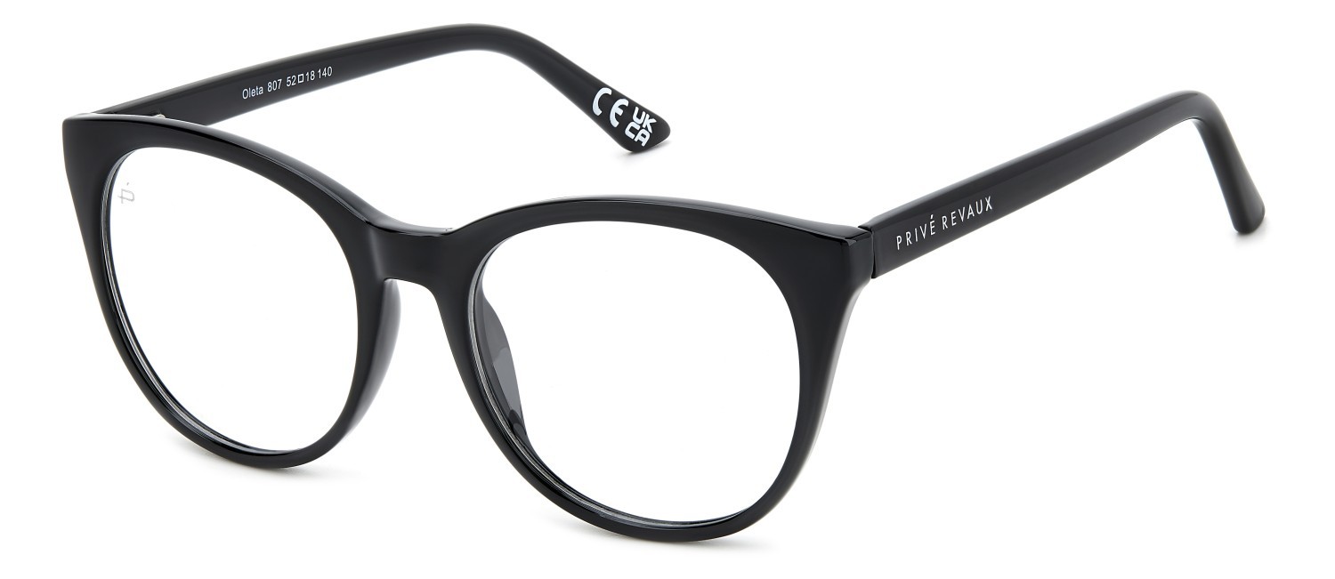 Occhiali da vista Privé Revaux Oleta 109112 807 colore black forma rotondo 