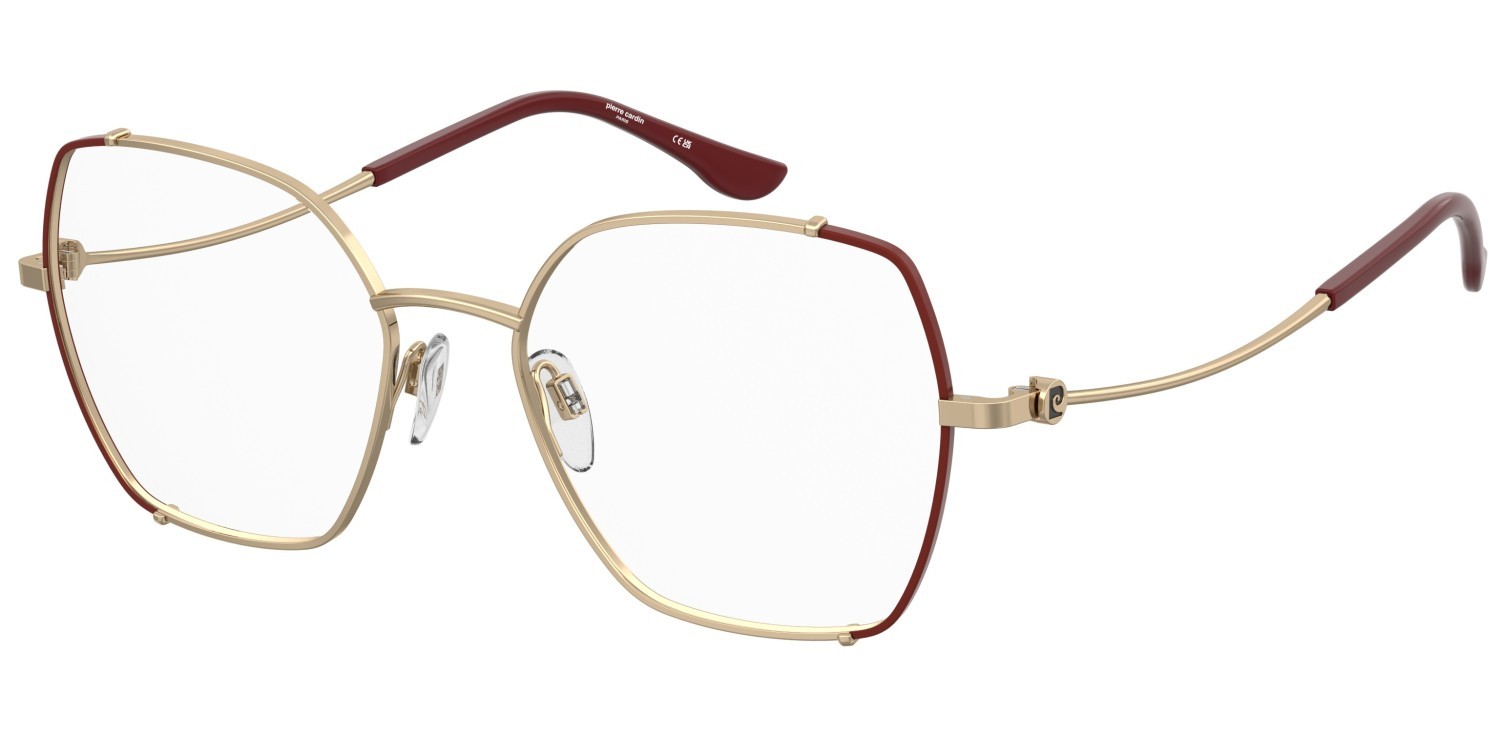 Eyeglasses Pierre Cardin P.c. 8922 109166 AU2 color red gold shape rectangle 