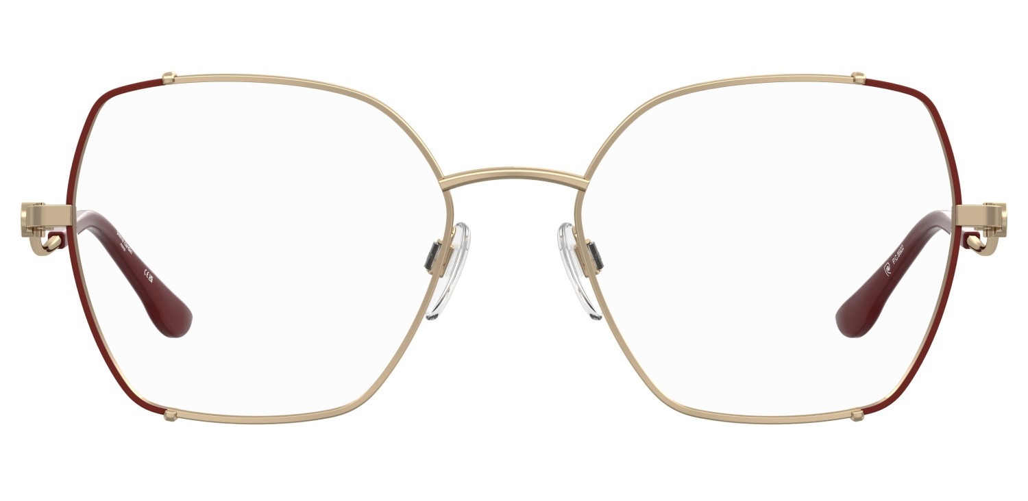Eyeglasses Pierre Cardin P.c. 8922 109166 AU2 color red gold shape rectangle 