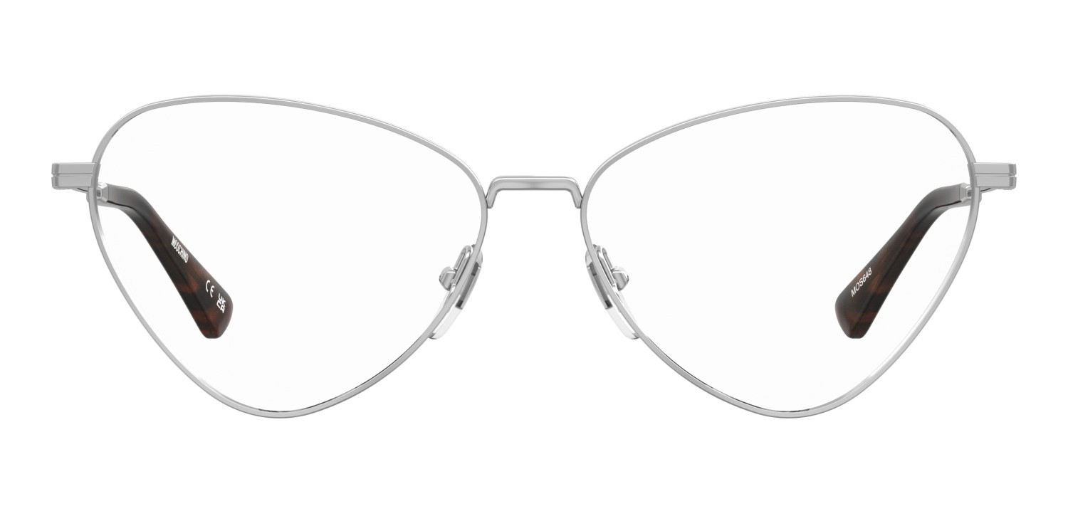 Occhiali da vista Moschino Mos648 109176 010 colore palladium forma cat eye 