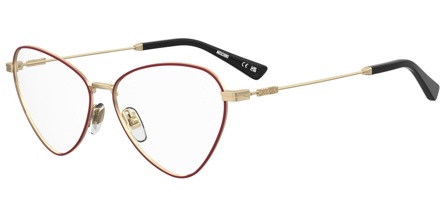 Occhiali da vista Moschino Mos648 109176 AU2 colore red gold forma cat eye 