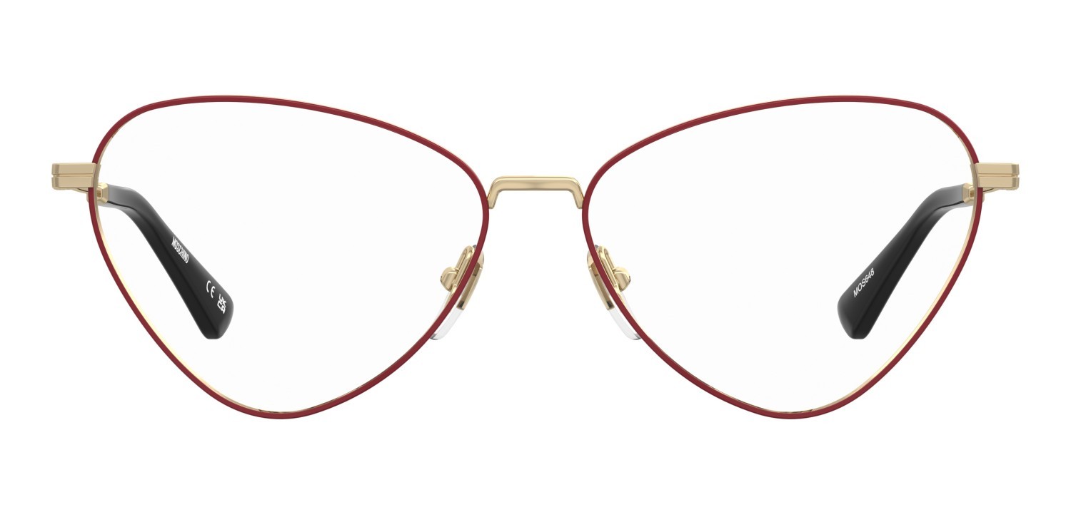 Occhiali da vista Moschino Mos648 109176 AU2 colore red gold forma cat eye 