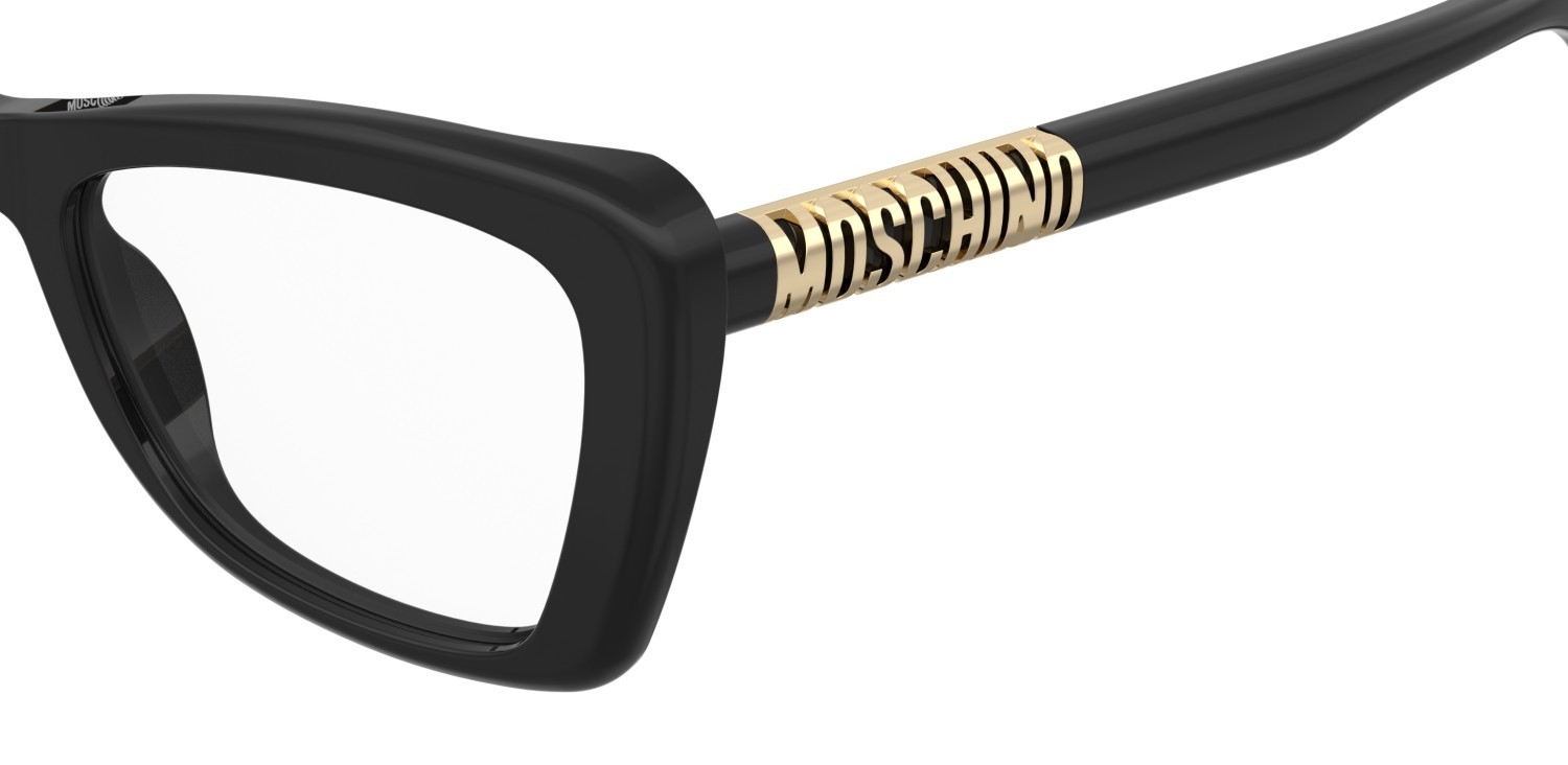 Occhiali da vista Moschino Mos649 109177 2M2 colore black gold forma farfalla 