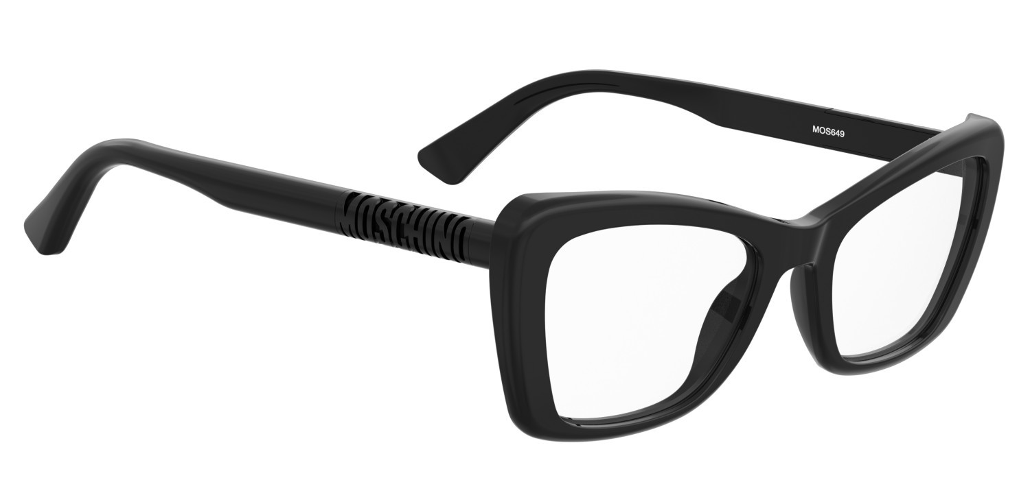 Occhiali da vista Moschino Mos649 109177 807 colore black forma farfalla 