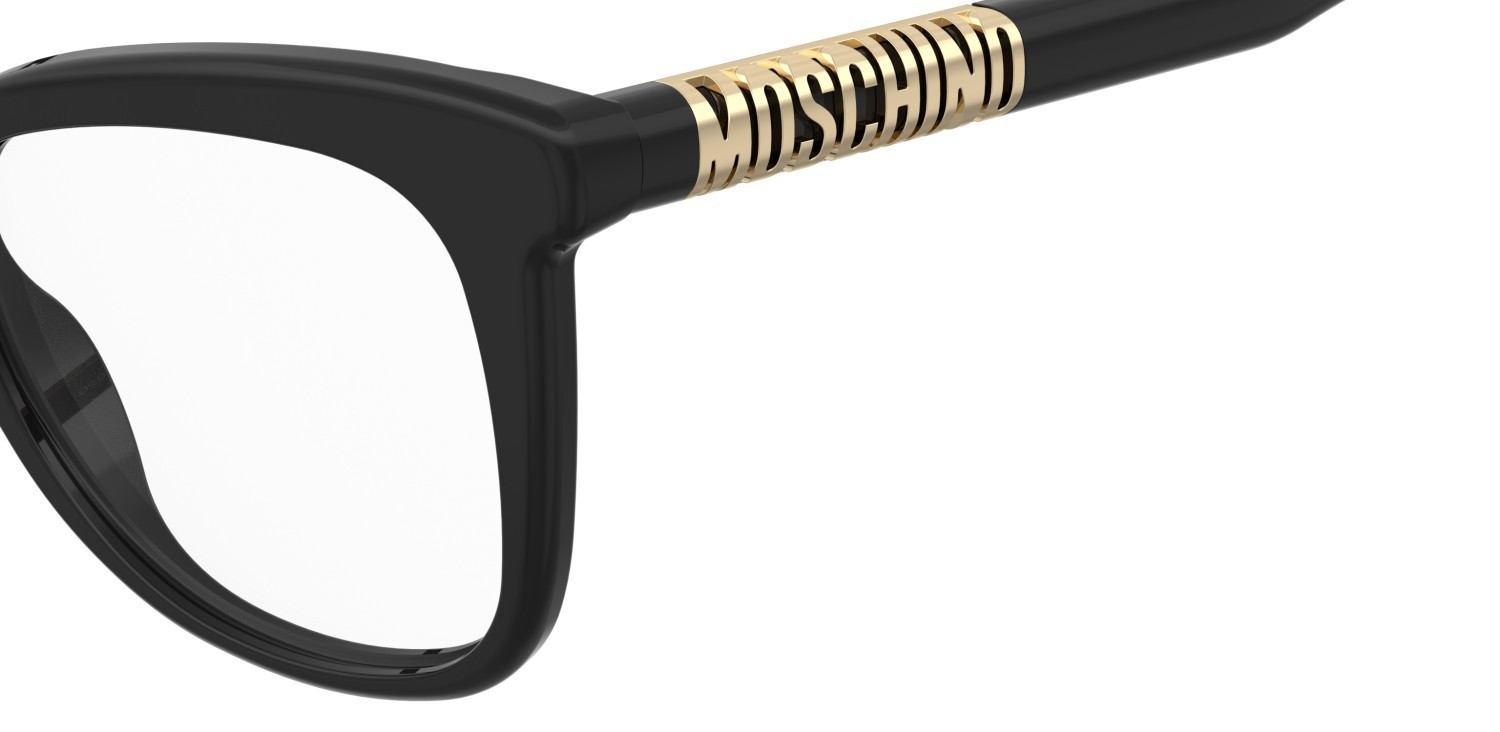 Occhiali da vista Moschino Mos650 109178 2M2 colore black gold forma rettangolare 
