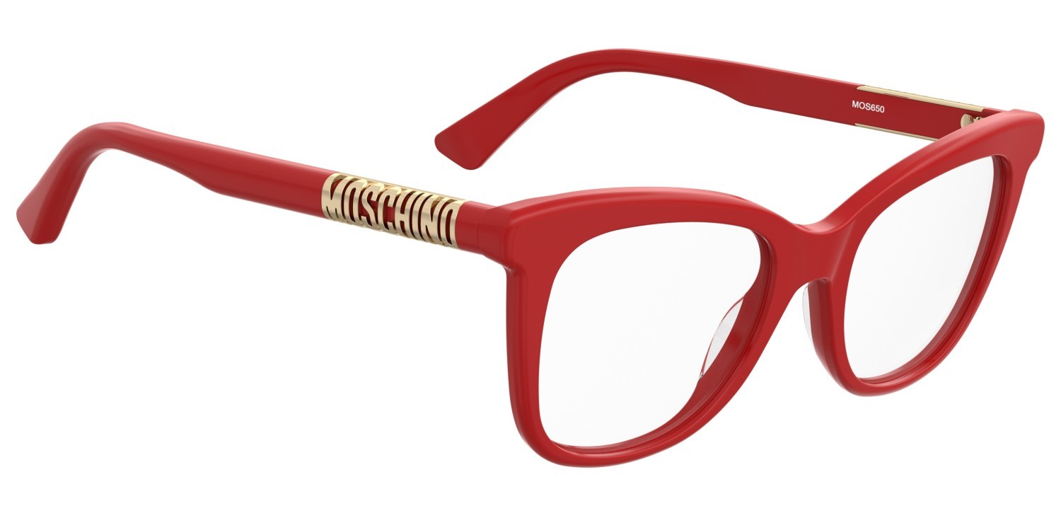 Occhiali da vista Moschino Mos650 109178 C9A colore red forma rettangolare 