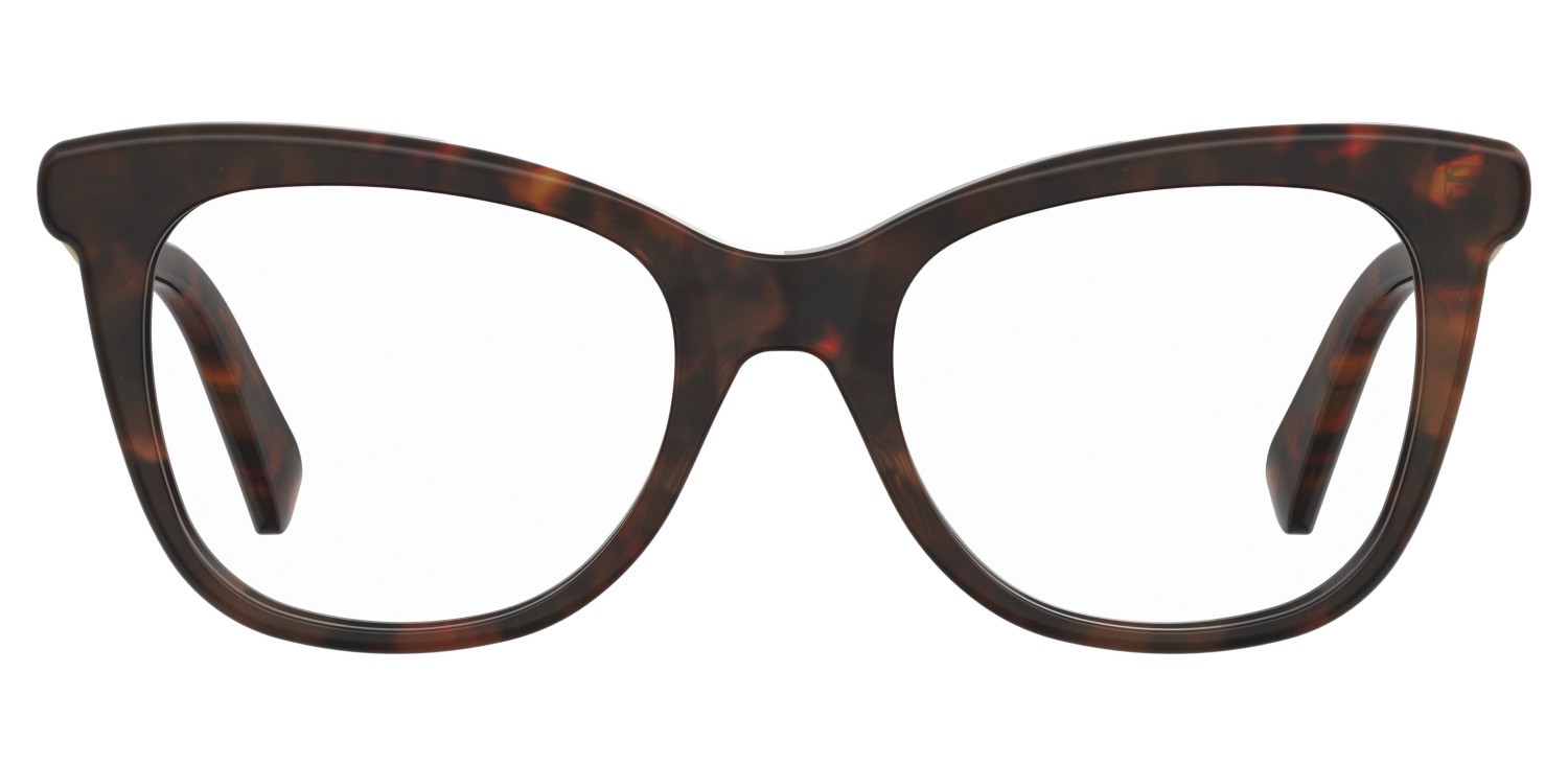 Occhiali da vista Moschino Mos650 109178 C9B colore havana honey forma rettangolare 