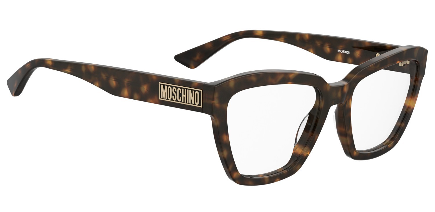 Occhiali da vista Moschino Mos651 109179 086 colore havana forma rettangolare 