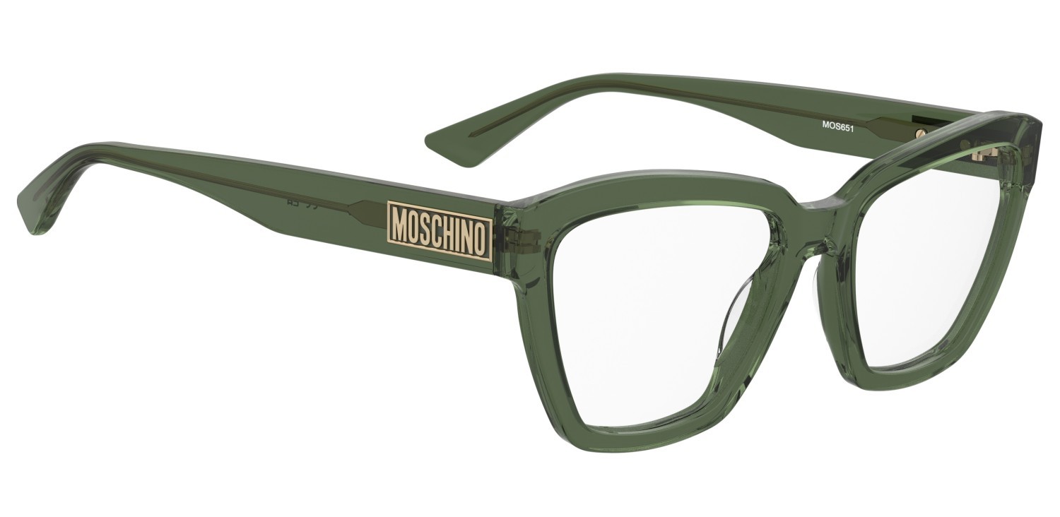 Occhiali da vista Moschino Mos651 109179 1ED colore green forma rettangolare 