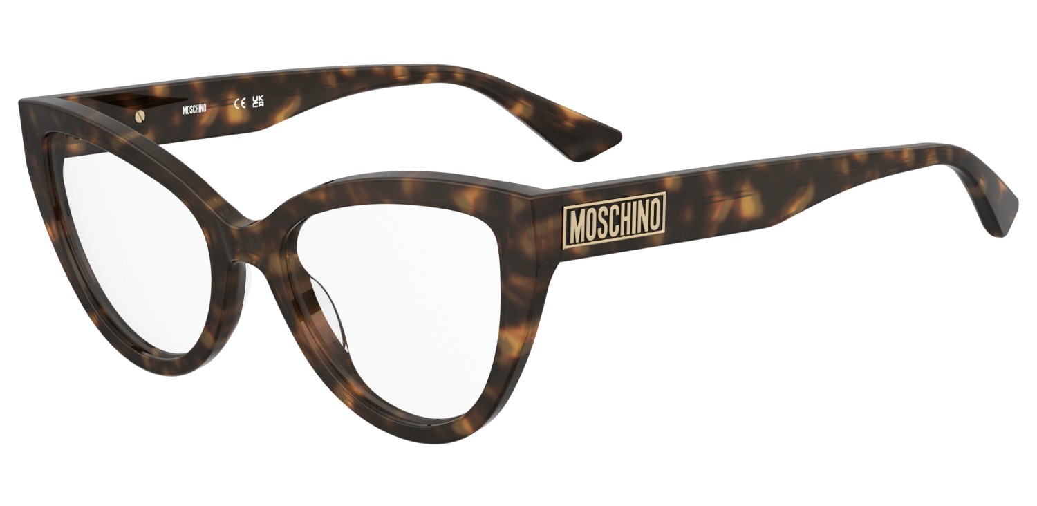 Occhiali da vista Moschino Mos652 109180 086 colore havana forma cat eye 