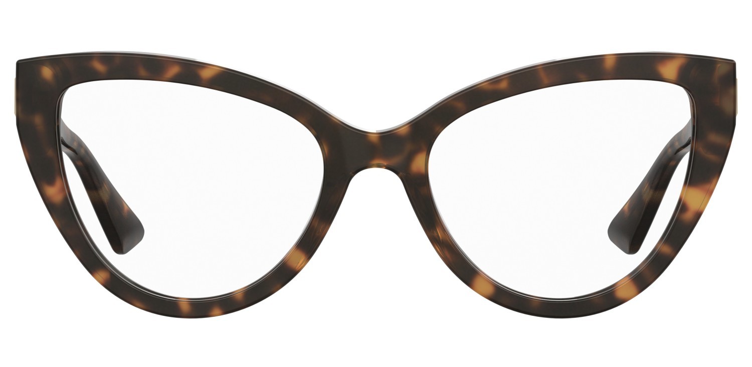 Occhiali da vista Moschino Mos652 109180 086 colore havana forma cat eye 