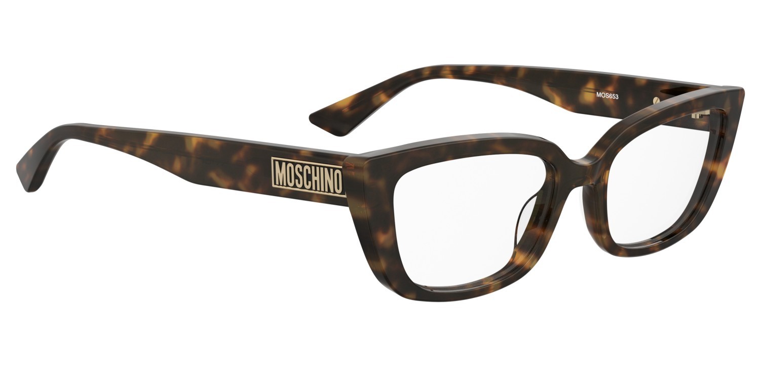 Occhiali da vista Moschino Mos653 109181 086 colore havana forma rettangolare 