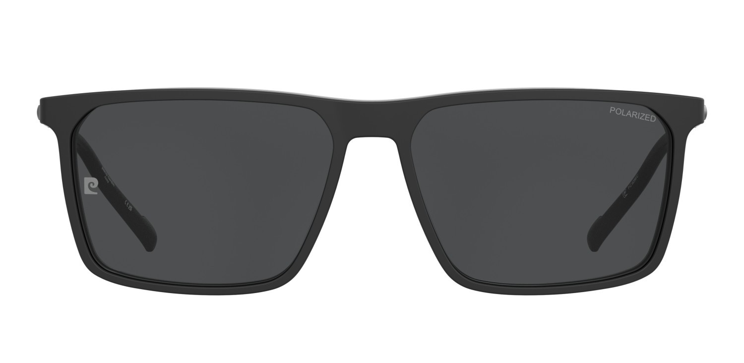 Eyeglasses Pierre Cardin P.c. 6286/C 109198 003 color matte black shape rectangle lenses grey polarized