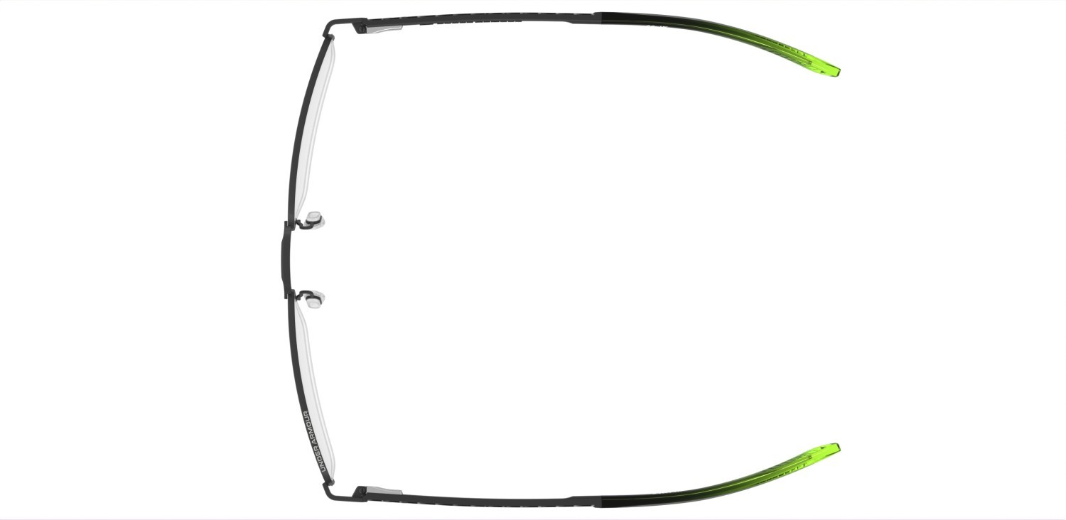 Eyeglasses Under Armour Ua 5088/G 109211 3OL color matte black green shape rectangle 