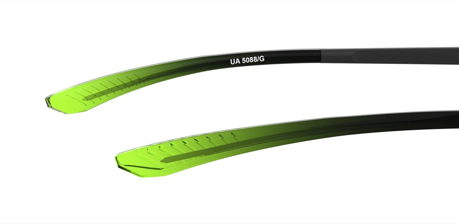 Eyeglasses Under Armour Ua 5088/G 109211 3OL color matte black green shape rectangle 