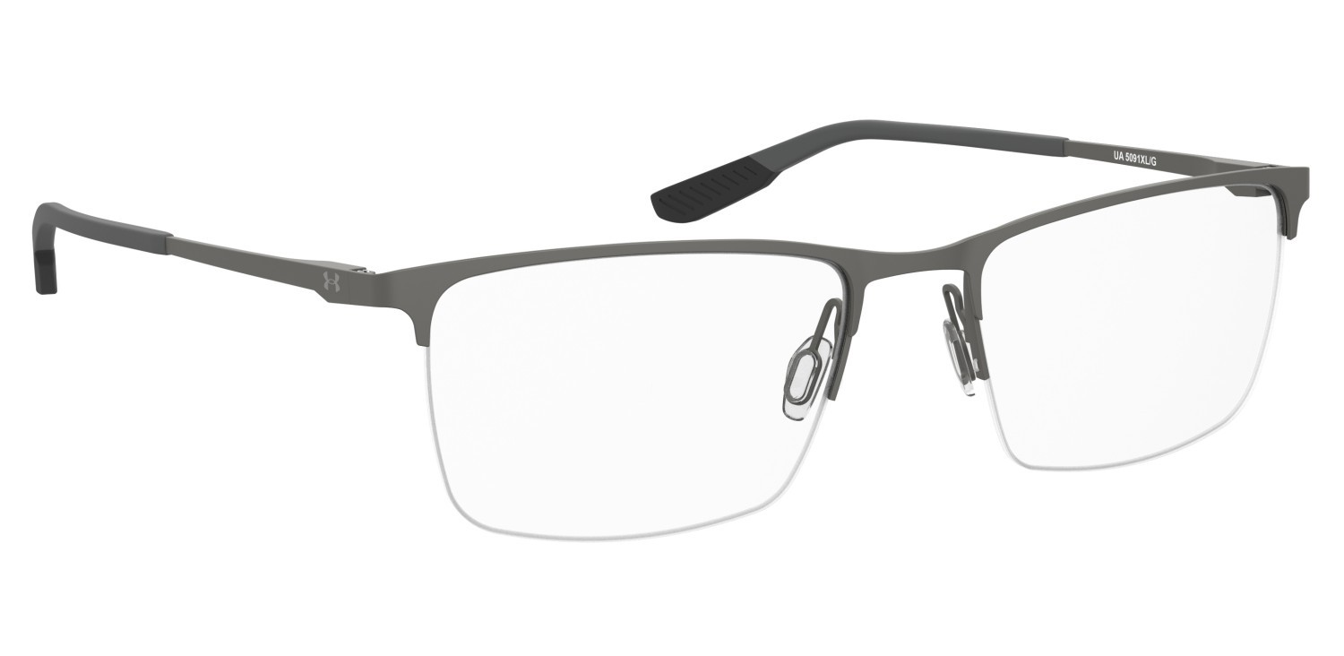 Eyeglasses Under Armour Ua 5091xl/G 109213 KJ1 color dark ruthenium shape rectangle 