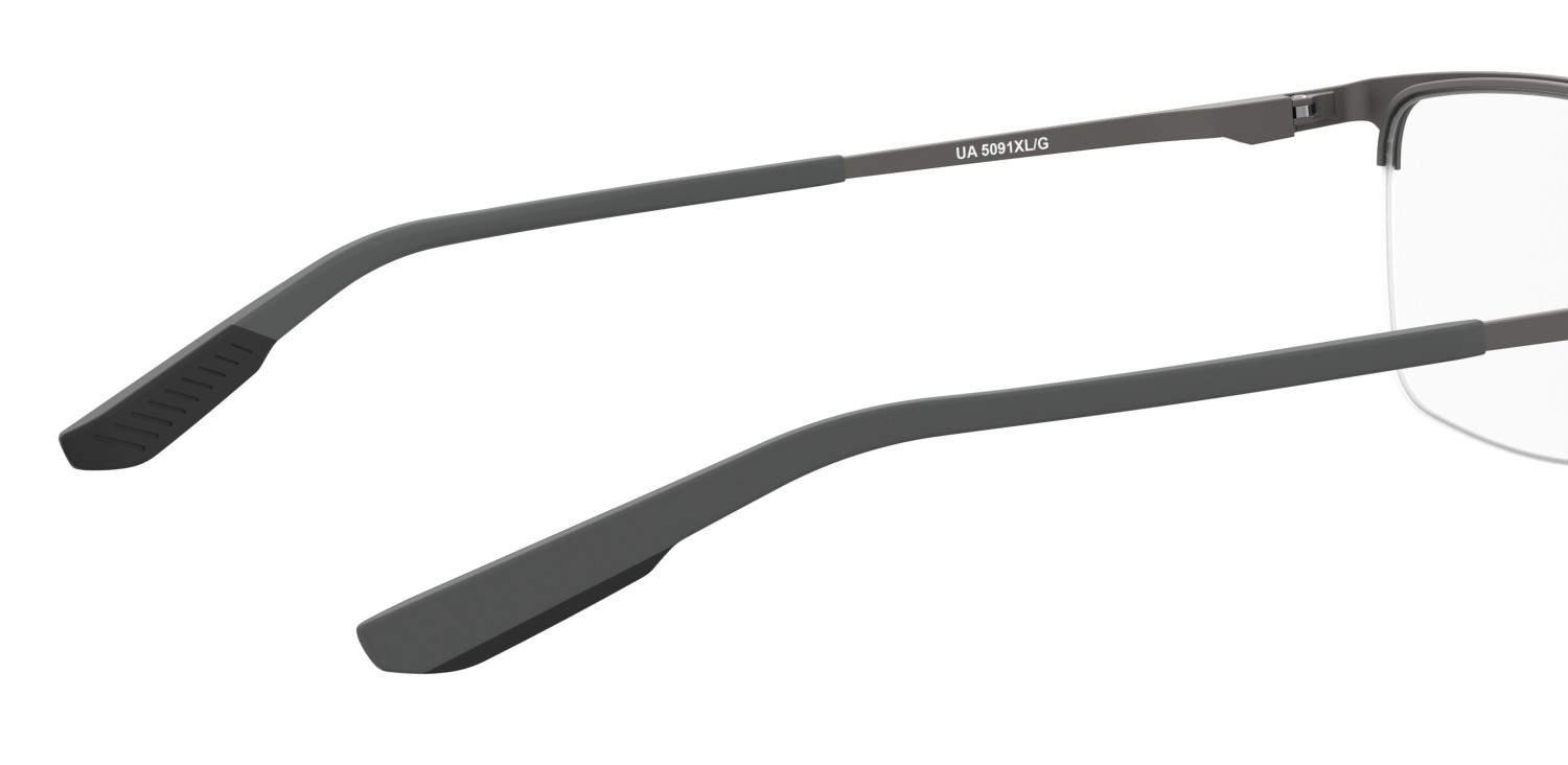 Eyeglasses Under Armour Ua 5091xl/G 109213 KJ1 color dark ruthenium shape rectangle 