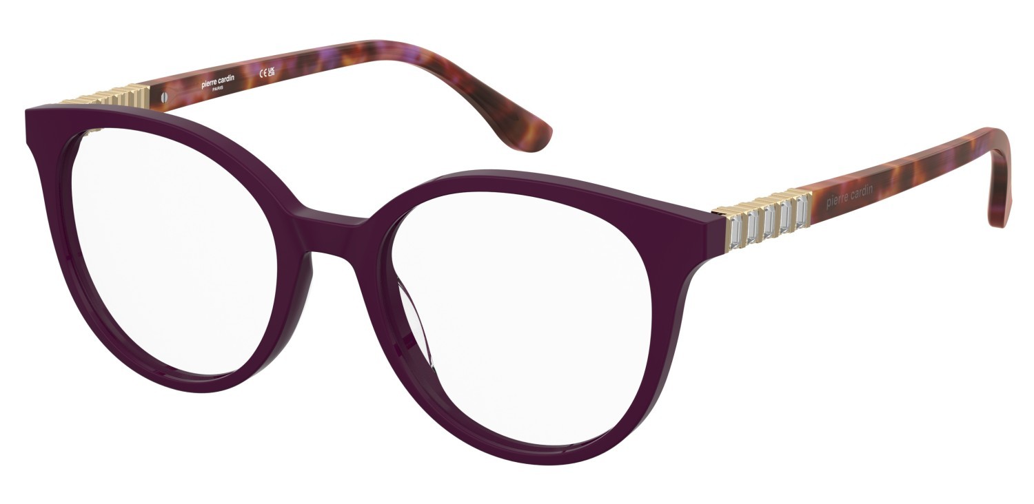 Brillen Pierre Cardin P.c. 8540 109215 HKZ farbe violet havana form rechteckig 