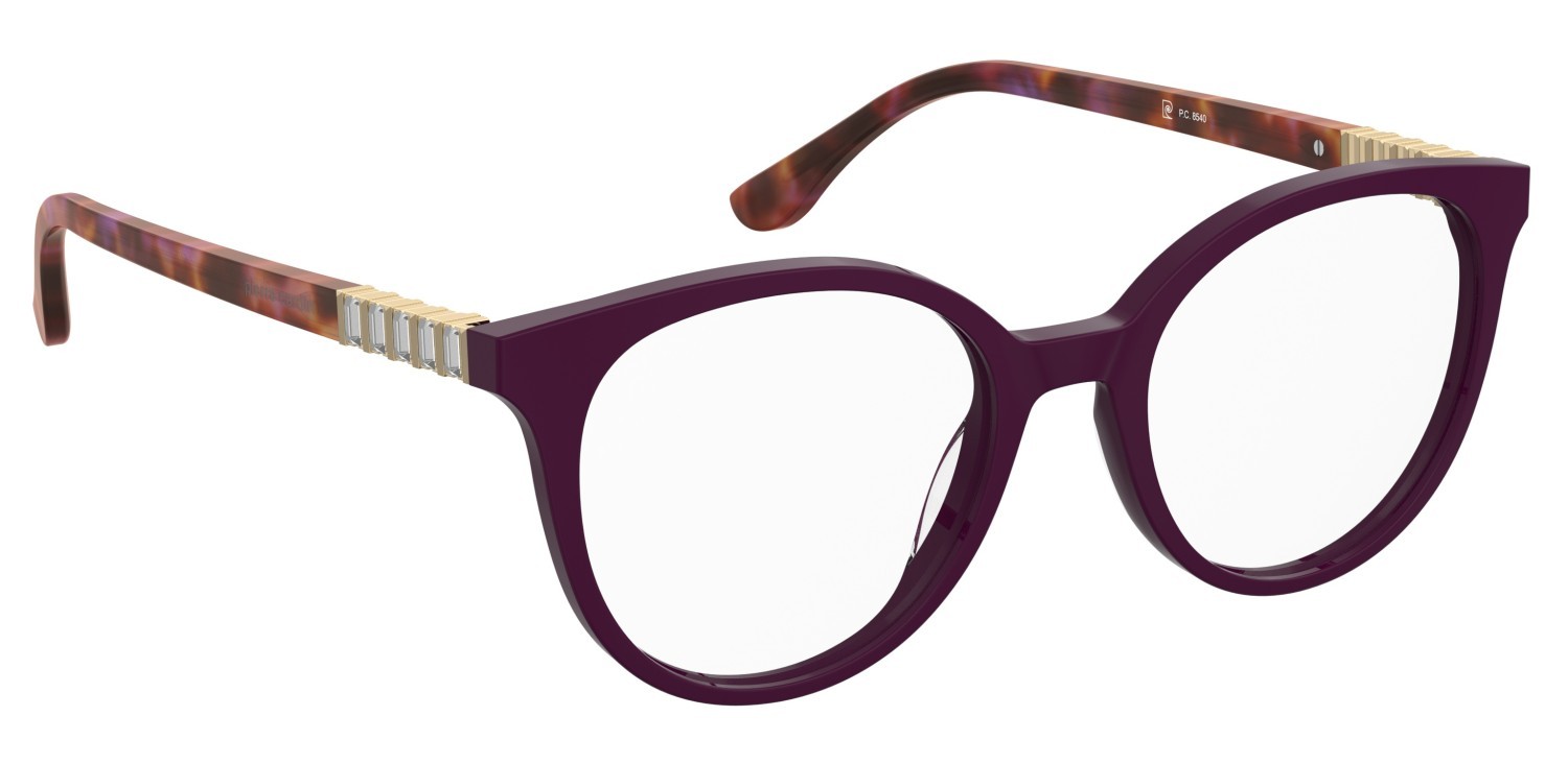 Brillen Pierre Cardin P.c. 8540 109215 HKZ farbe violet havana form rechteckig 