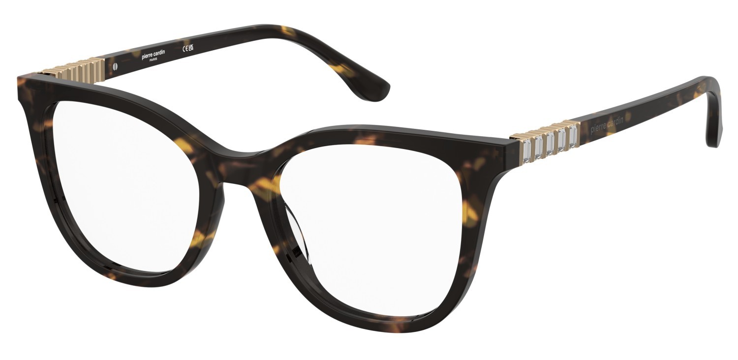Eyeglasses Pierre Cardin P.c. 8539 109216 086 color havana shape rectangle 