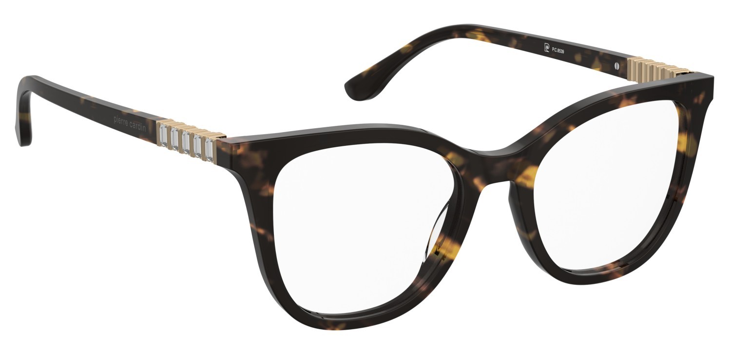 Eyeglasses Pierre Cardin P.c. 8539 109216 086 color havana shape rectangle 