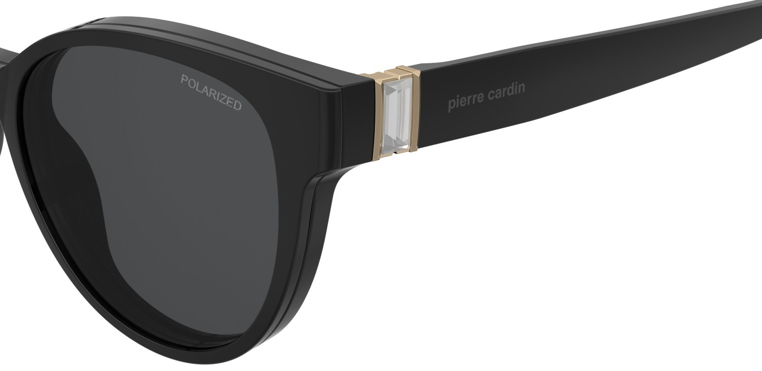 Occhiali da vista Pierre Cardin P.c. 8538/C 109217 807 colore black forma cat eye lenti grey polarized
