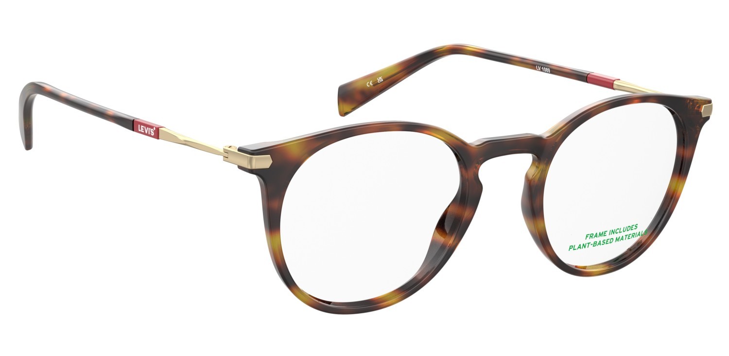 Brillen Levi's Lv 1089 109218 086 farbe havana form pantos 
