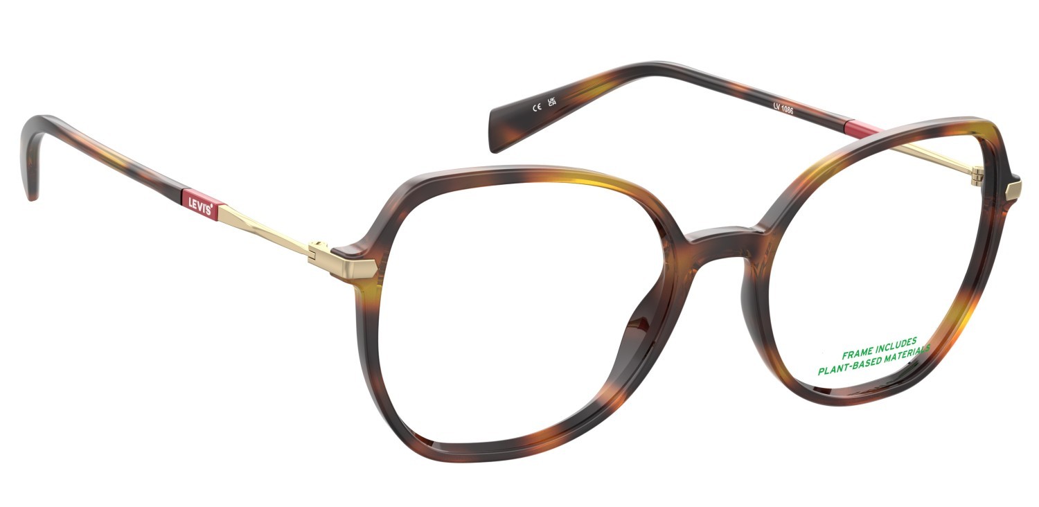 Brillen Levi's Lv 1086 109220 086 farbe havana form schmetterling 