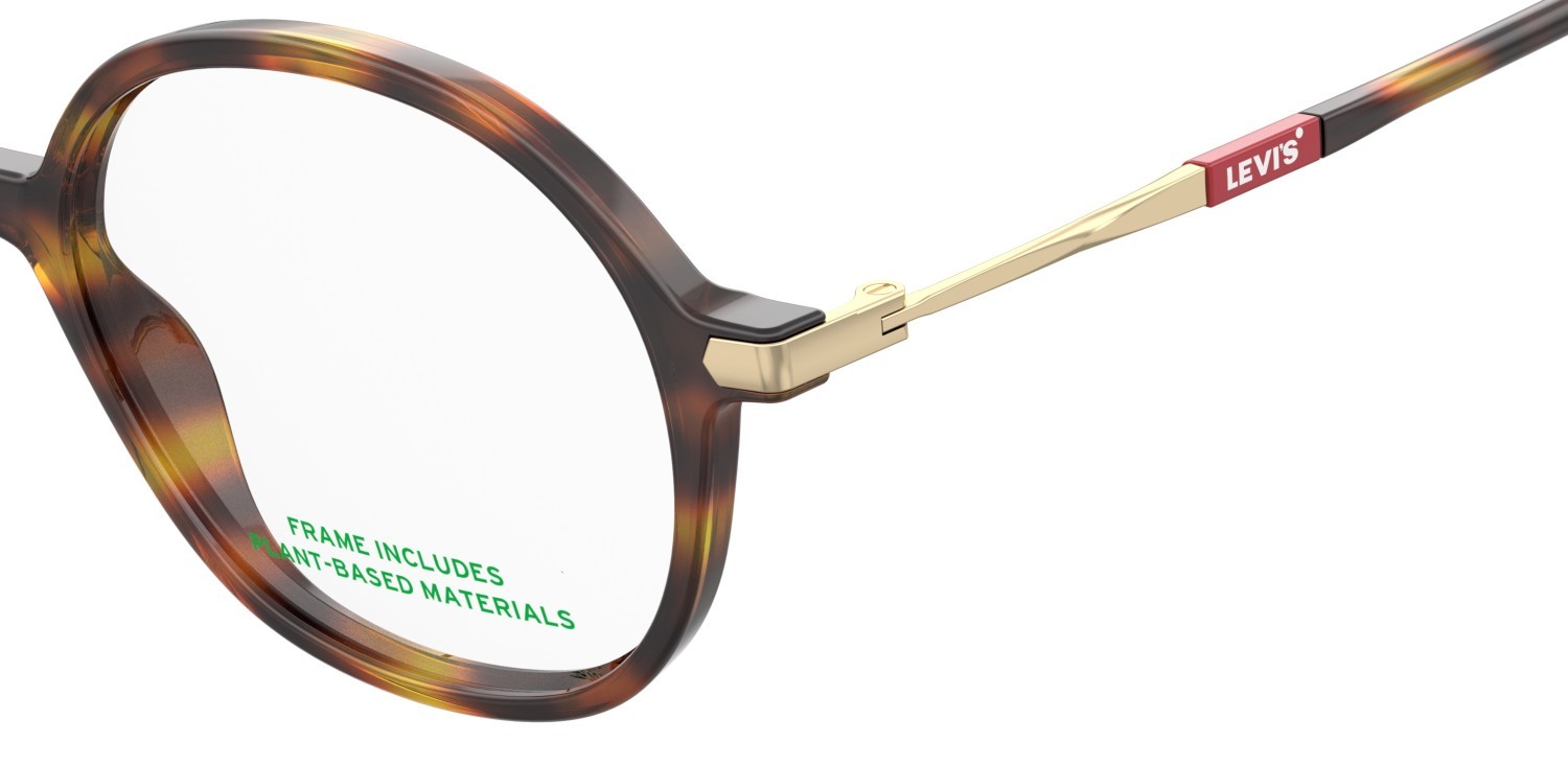 Brillen Levi's Lv 1087 109221 086 farbe havana form rund 