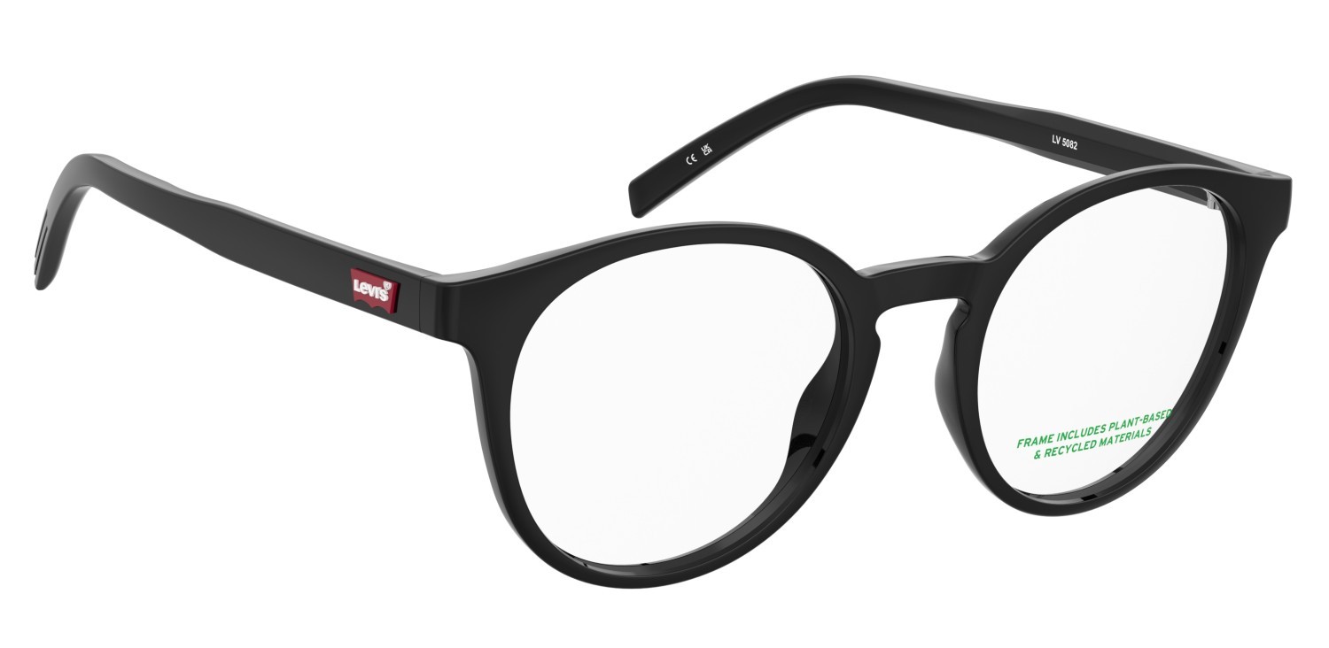 Brillen Levi's Lv 5082 109222 807 farbe black form pantos 