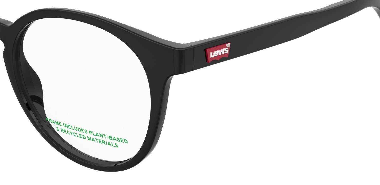 Brillen Levi's Lv 5082 109222 807 farbe black form pantos 